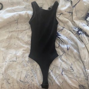 black bodysuit